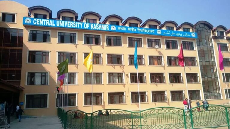 Central University of Kashmir Implements Strategies to Enhance Admission Intake