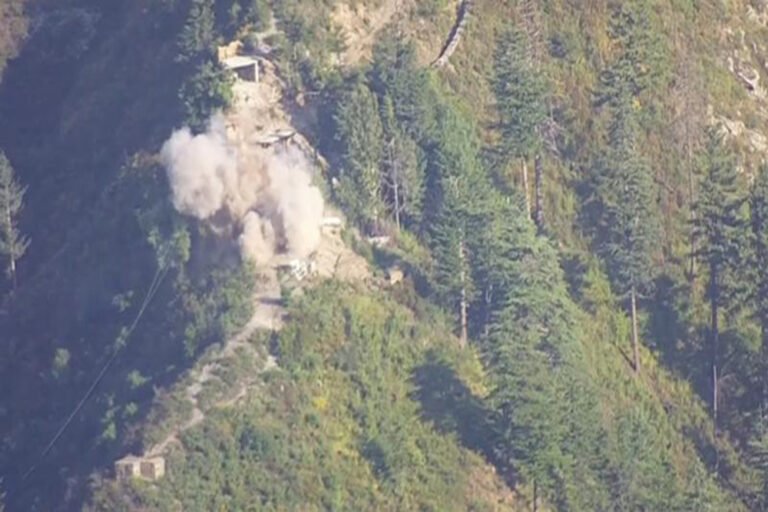 Forest Fire on Pok Side Spreads to Indian Territory, Security Forces Remain Vigilant