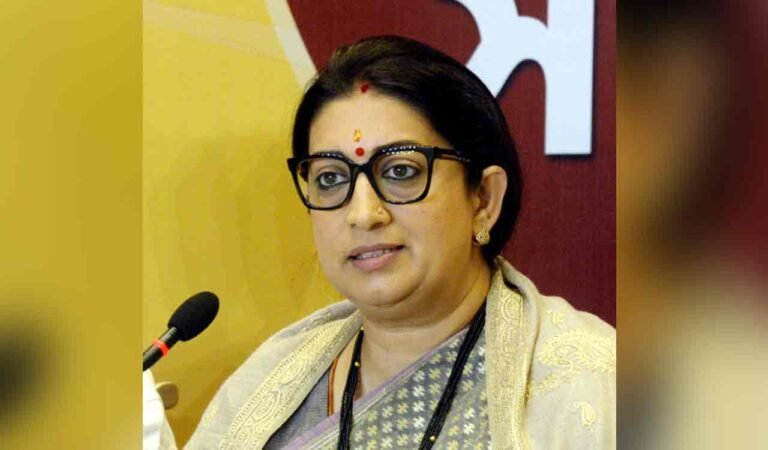 Smriti Irani Emphasizes the Significance of Open Dialogues on Women’s Health