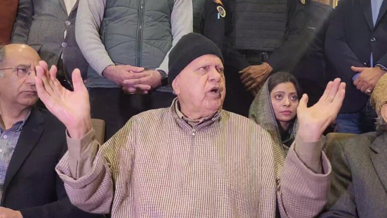 “NC will contest Parliamentary elections on its own, no second opinion on it”, says Dr. Farooq Abdullah