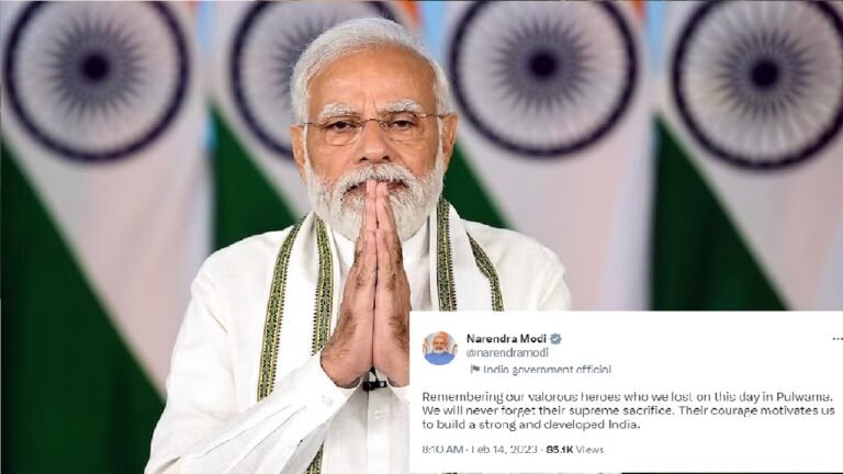 Prime Minister Modi Honors Pulwama Martyrs with Tributes Prime Minister Modi Honors Pulwama Martyrs with Tributes