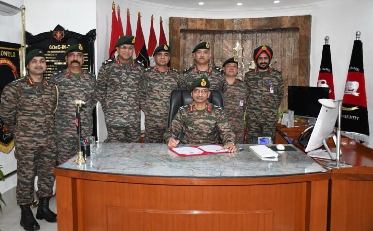 Northern Command investiture ceremony at Prayagraj on March 21