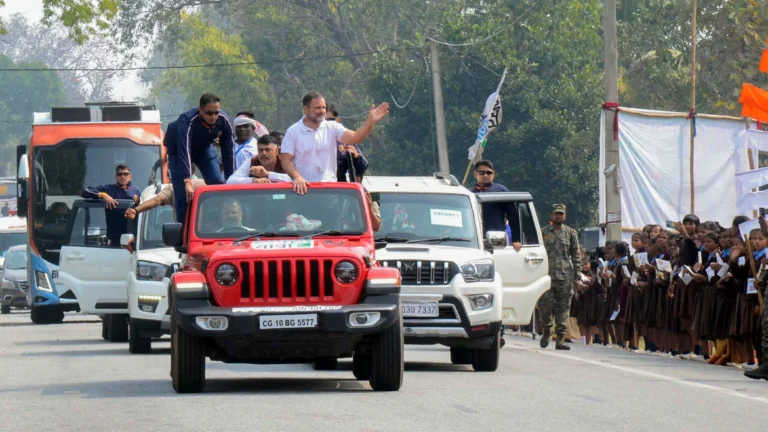Rahul Gandhi-Led Yatra’s Gujarat Leg Continues On Third Day