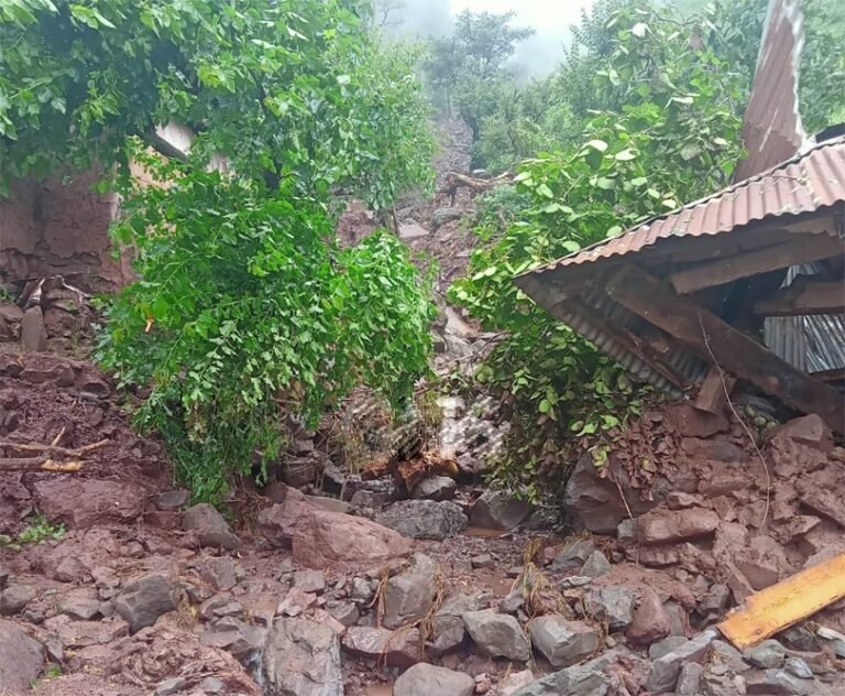 4 Houses Partially Damaged In J&K’s Kishtwar Due To Heavy Rains